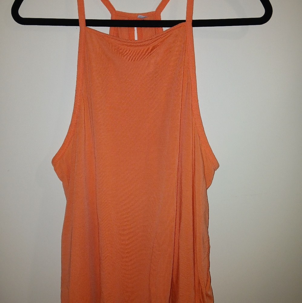 PrAna Vibrant Orange Epiquator Tank Top
